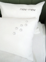 Комплект постельного белья изо льна Мяу Мяу