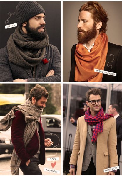 Вписываем в стильный образ: мужской шарф