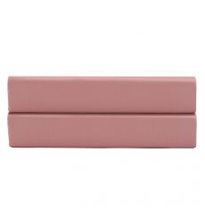 Простыня на резинке из сатина темно-розового цвета из коллекции essential, 160х200х30 см