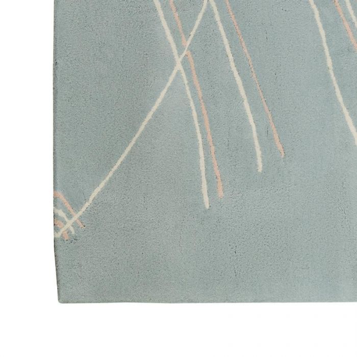 Ковер ручной работы из хлопка светло-серого цвета, 160х230 см