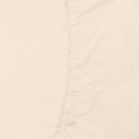 Простыня на резинке из сатина белого цвета из коллекции essential, 160х200х30 см