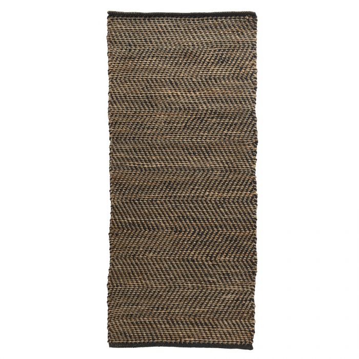 Ковер из джута с орнаментом Зигзаг из коллекции ethnic, 70х160 см