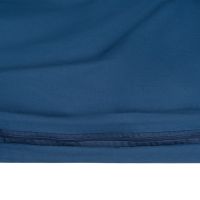 Комплект постельного белья полутораспальный темно-синего цвета из органического стираного хлопка из коллекции essential