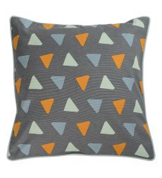 Чехол для подушки с дизайнерским принтом triangles из коллекции wild, 45х45 см