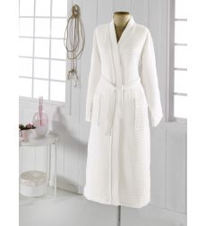 NEVA  XL (белый) Халат вафельный кимоно